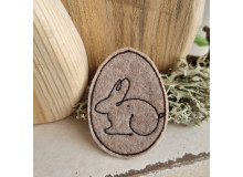 Stickdatei - Hase Line Art